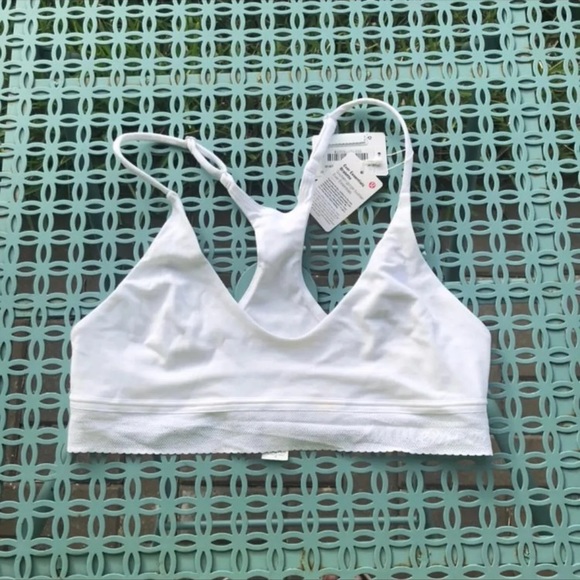 Lululemon Ever Essentials Bralette - White - L - Picture 2 of 4